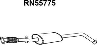 Veneporte RN55775 - Vidējais izpl. gāzu trokšņa slāpētājs autodraugiem.lv