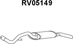 Veneporte RV05149 - Izplūdes gāzu trokšņa slāpētājs (pēdējais) autodraugiem.lv
