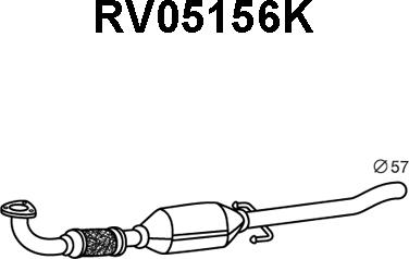 Veneporte RV05156K - Katalizators autodraugiem.lv