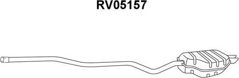 Veneporte RV05157 - Izplūdes gāzu trokšņa slāpētājs (pēdējais) autodraugiem.lv