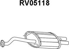 Veneporte RV05118 - Izplūdes gāzu trokšņa slāpētājs (pēdējais) autodraugiem.lv