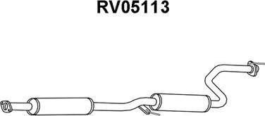 Veneporte RV05113 - Vidējais izpl. gāzu trokšņa slāpētājs autodraugiem.lv