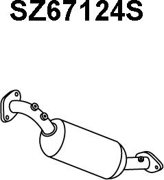 Veneporte SZ67124S - Nosēdumu / Daļiņu filtrs, Izplūdes gāzu sistēma autodraugiem.lv