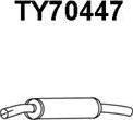 Veneporte TY70447 - Izplūdes gāzu priekšslāpētājs autodraugiem.lv