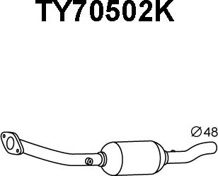 Veneporte TY70502K - Katalizators autodraugiem.lv