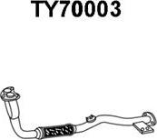 Veneporte TY70003 - Izplūdes caurule autodraugiem.lv