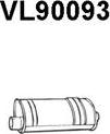 Veneporte VL90093 - Izplūdes gāzu trokšņa slāpētājs (pēdējais) autodraugiem.lv