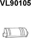 Veneporte VL90105 - Izplūdes gāzu trokšņa slāpētājs (pēdējais) autodraugiem.lv