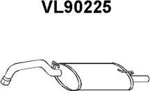 Veneporte VL90225 - Izplūdes gāzu trokšņa slāpētājs (pēdējais) autodraugiem.lv