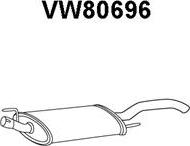 Veneporte VW80696 - Izplūdes gāzu trokšņa slāpētājs (pēdējais) autodraugiem.lv