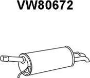 Veneporte VW80672 - Izplūdes gāzu trokšņa slāpētājs (pēdējais) autodraugiem.lv