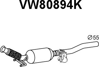 Veneporte VW80894K - Katalizators autodraugiem.lv