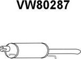 Veneporte VW80287 - Izplūdes gāzu trokšņa slāpētājs (pēdējais) autodraugiem.lv