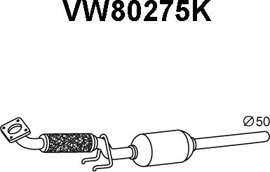 Veneporte VW80275K - Katalizators autodraugiem.lv