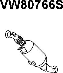 Veneporte VW80766S - Nosēdumu / Daļiņu filtrs, Izplūdes gāzu sistēma autodraugiem.lv