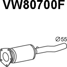 Veneporte VW80700F - Nosēdumu / Daļiņu filtrs, Izplūdes gāzu sistēma autodraugiem.lv