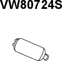 Veneporte VW80724S - Nosēdumu / Daļiņu filtrs, Izplūdes gāzu sistēma autodraugiem.lv