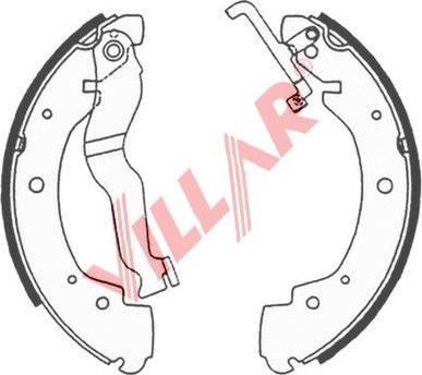 Villar 629.0645 - Bremžu loku komplekts autodraugiem.lv