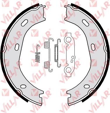 Villar 629.0297 - Bremžu loku kompl., Stāvbremze autodraugiem.lv
