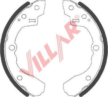 Villar 629.0743 - Bremžu loku komplekts autodraugiem.lv