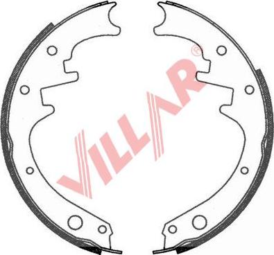 Villar 629.0761 - Bremžu loku komplekts autodraugiem.lv