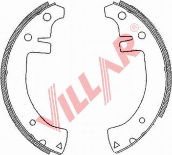 Villar 629.0714 - Bremžu loku komplekts autodraugiem.lv