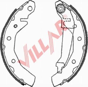 Villar 629.0710 - Bremžu loku komplekts autodraugiem.lv