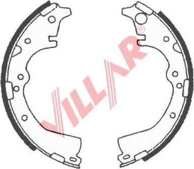 Villar 629.0713 - Bremžu loku komplekts autodraugiem.lv