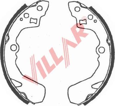 Villar 629.0732 - Bremžu loku komplekts autodraugiem.lv