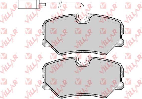 Villar 626.0421 - Bremžu uzliku kompl., Disku bremzes autodraugiem.lv