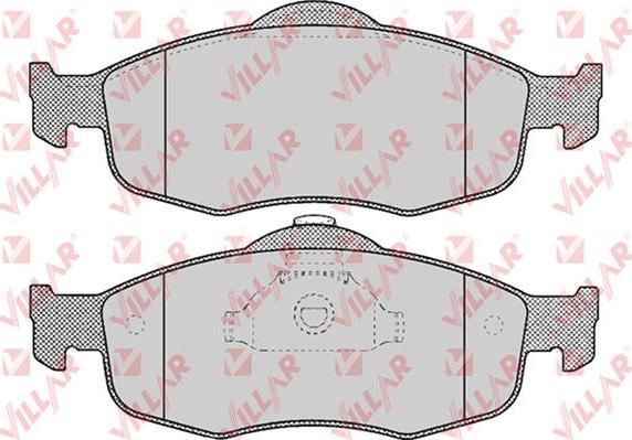 Villar 626.0471 - Bremžu uzliku kompl., Disku bremzes autodraugiem.lv