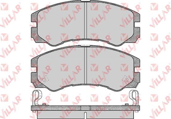 Villar 626.0565 - Bremžu uzliku kompl., Disku bremzes autodraugiem.lv