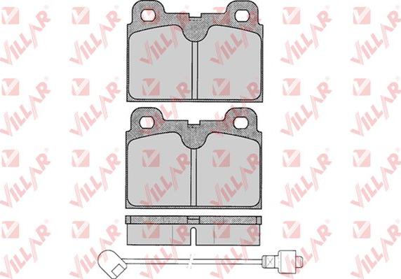 Villar 626.0219 - Bremžu uzliku kompl., Disku bremzes autodraugiem.lv
