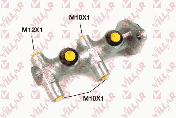 Villar 621.3337 - Galvenais bremžu cilindrs autodraugiem.lv