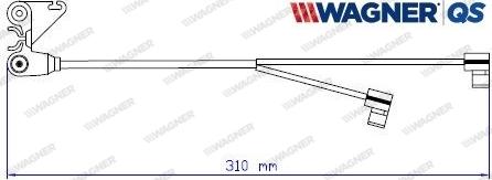 Wagner 587060W - Indikators, Bremžu uzliku nodilums autodraugiem.lv