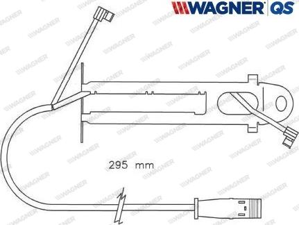 Wagner 587022W - Indikators, Bremžu uzliku nodilums autodraugiem.lv