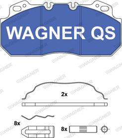 Wagner 2909004950 - Bremžu uzliku kompl., Disku bremzes autodraugiem.lv