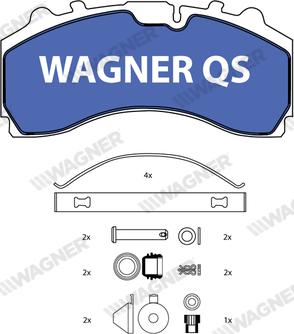 Wagner 2924604950 - Bremžu uzliku kompl., Disku bremzes autodraugiem.lv