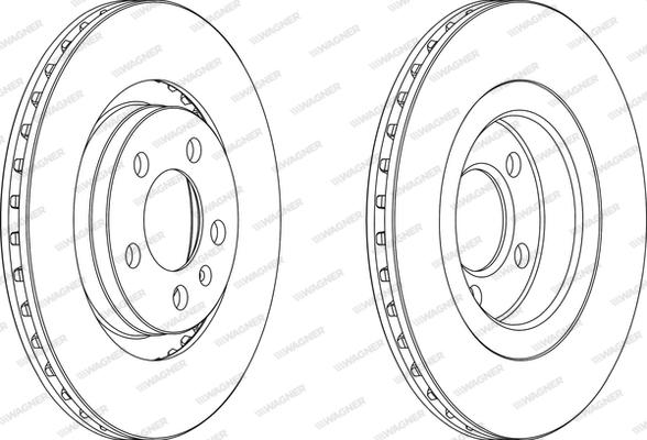 Wagner WGR0928-1 - Bremžu diski autodraugiem.lv