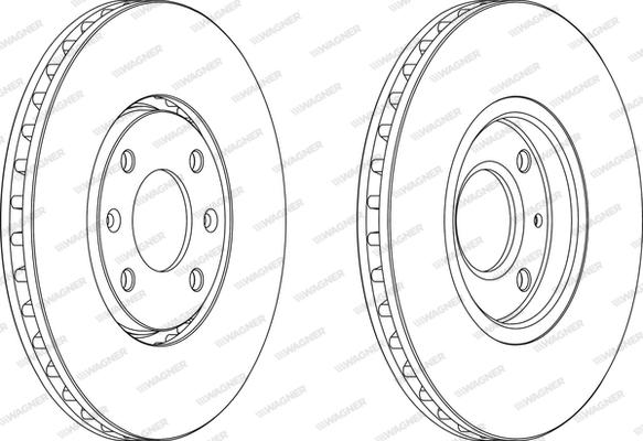 Wagner WGR0841-1 - Bremžu diski autodraugiem.lv