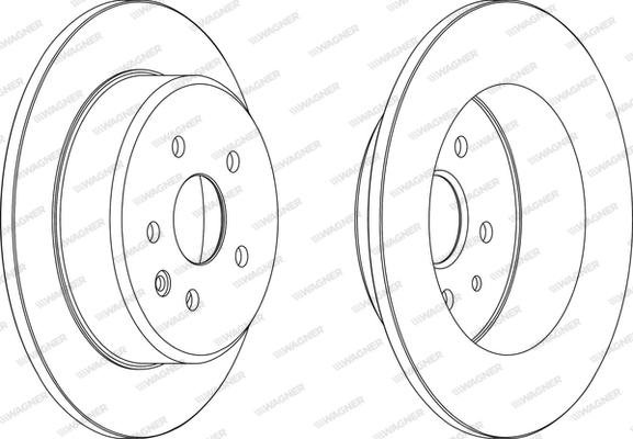 Wagner WGR1499-1 - Bremžu diski autodraugiem.lv