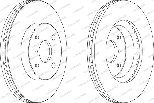 Wagner WGR1587-1 - Bremžu diski autodraugiem.lv