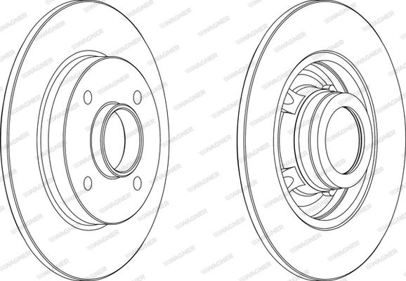 Wagner WGR1523-1 - Bremžu diski autodraugiem.lv