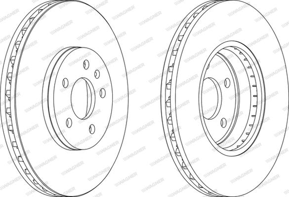 Wagner WGR1664-1 - Bremžu diski autodraugiem.lv