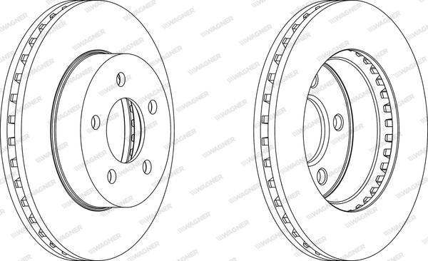 Wagner WGR1184-1 - Bremžu diski autodraugiem.lv