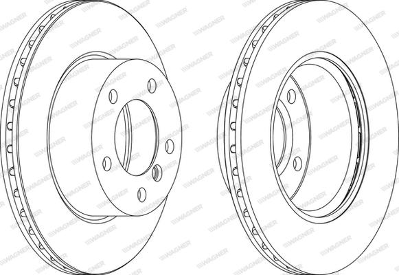 Wagner WGR1228-1 - Bremžu diski autodraugiem.lv
