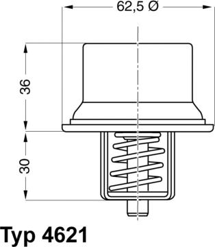 WAHLER 4621.80D - Termostats, Dzesēšanas šķidrums autodraugiem.lv