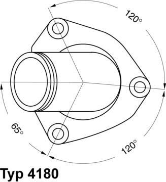 WAHLER 4180.82D - Termostats, Dzesēšanas šķidrums autodraugiem.lv