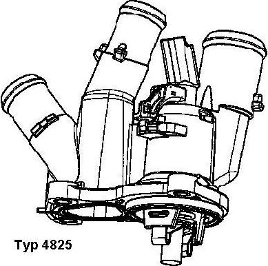 WAHLER 4825.98D - Termostats, Dzesēšanas šķidrums autodraugiem.lv