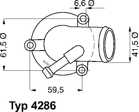 WAHLER 428687D - Termostats, Dzesēšanas šķidrums autodraugiem.lv